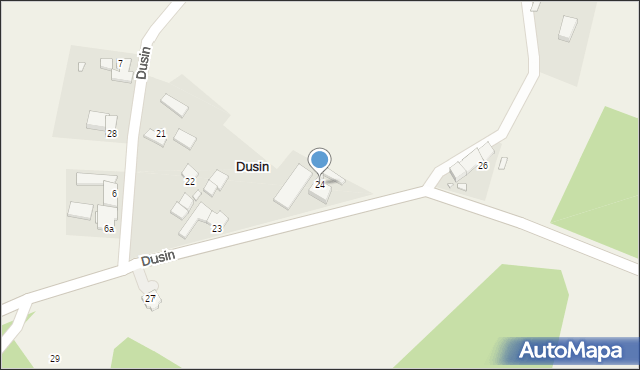 Dusin, Dusin, 24, mapa Dusin