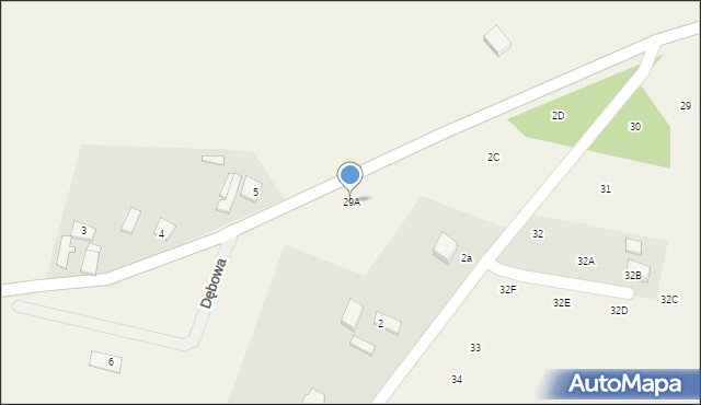 Dusin, Dusin, 29A, mapa Dusin