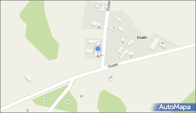 Dusin, Dusin, 6a, mapa Dusin