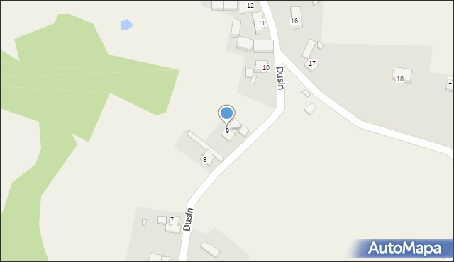 Dusin, Dusin, 9, mapa Dusin