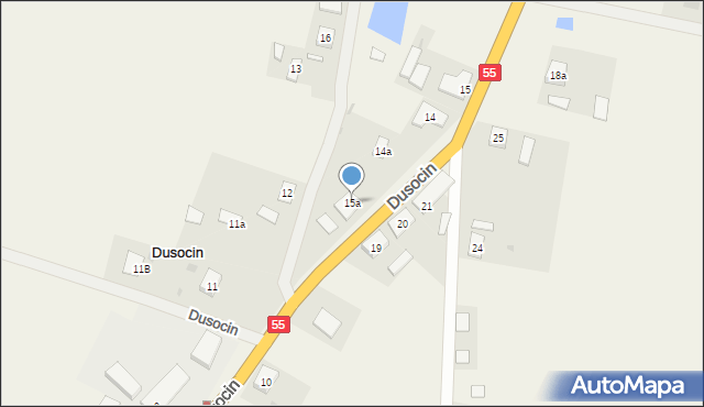 Dusocin, Dusocin, 15a, mapa Dusocin