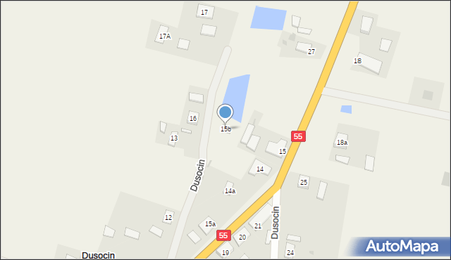 Dusocin, Dusocin, 15b, mapa Dusocin