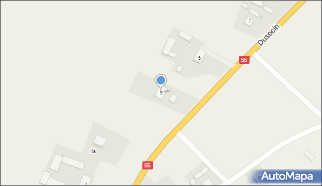 Dusocin, Dusocin, 5, mapa Dusocin