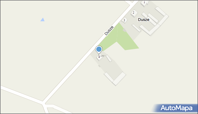 Dusze, Dusze, 4, mapa Dusze