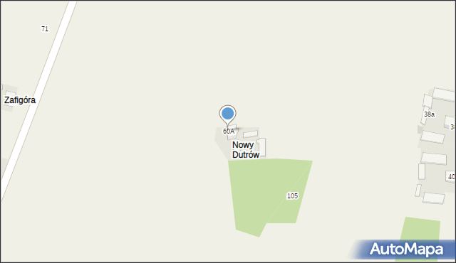 Dutrów, Dutrów, 60A, mapa Dutrów