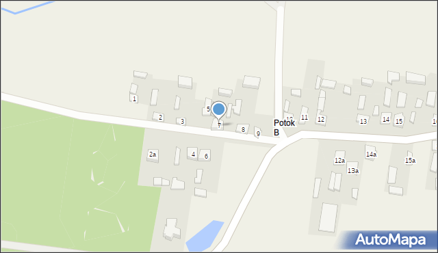 Duży Potok, Duży Potok, 7, mapa Duży Potok