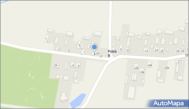 Duży Potok, Duży Potok, 8, mapa Duży Potok