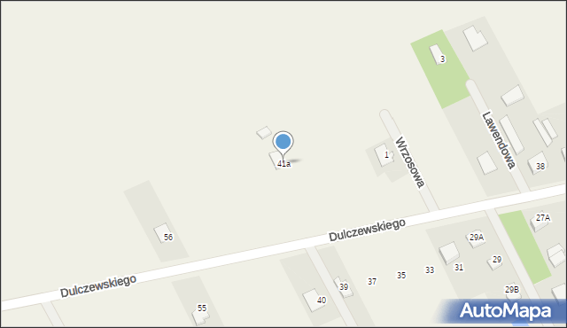 Goworowo, Dulczewskiego Stanisława, ks., 41a, mapa Goworowo