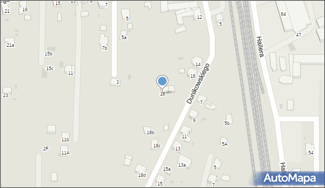 Imielin, Dunikowskiego Ksawerego, 18, mapa Imielin