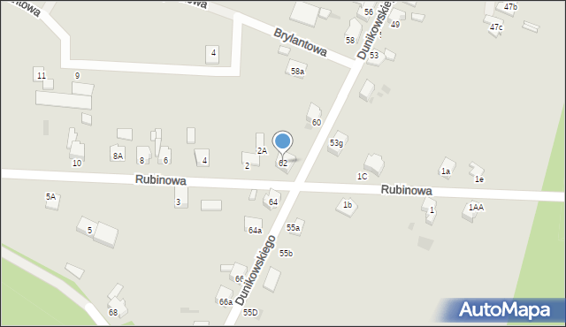 Imielin, Dunikowskiego Ksawerego, 62, mapa Imielin