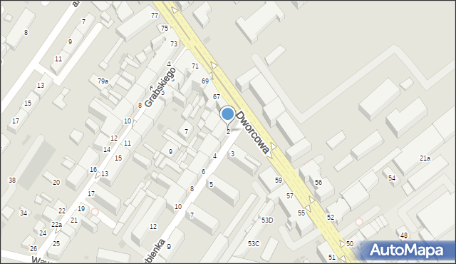 Inowrocław, Dubienka, 2, mapa Inowrocławia