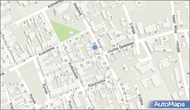 Inowrocław, Ducha Świętego, 13, mapa Inowrocławia