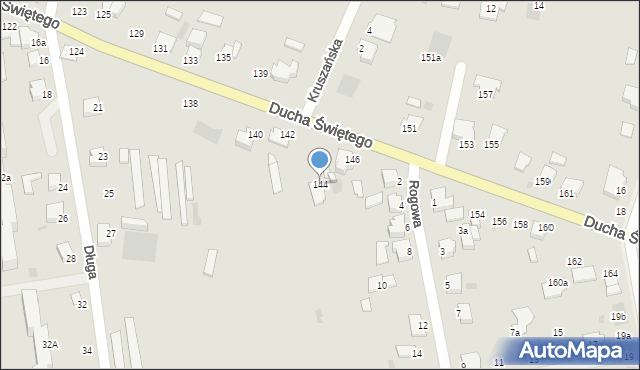Inowrocław, Ducha Świętego, 144, mapa Inowrocławia