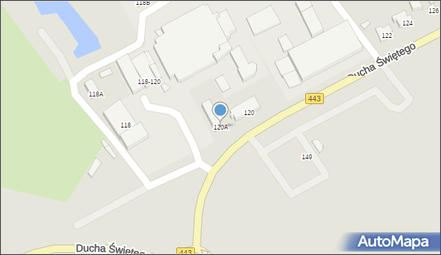 Jarocin, Ducha Świętego, 120A, mapa Jarocin