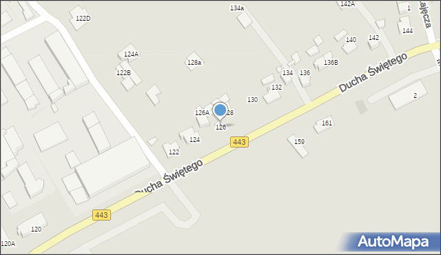 Jarocin, Ducha Świętego, 126, mapa Jarocin