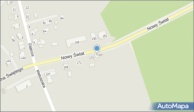 Jarocin, Ducha Świętego, 175, mapa Jarocin