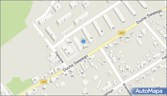 Jarocin, Ducha Świętego, 32, mapa Jarocin