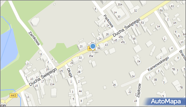 Jarocin, Ducha Świętego, 37, mapa Jarocin