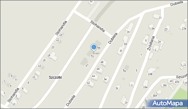 Jaworzno, Dubiela Ludwika, 53, mapa Jaworzno