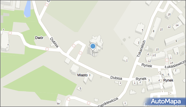 Jedlicze, Dubisa Władysława, 2, mapa Jedlicze