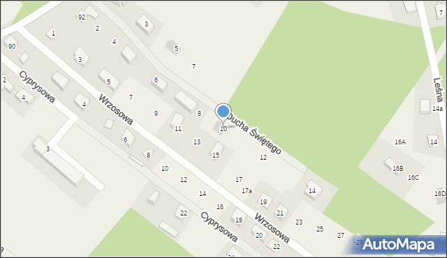 Kiełpino, Ducha Świętego, 10, mapa Kiełpino