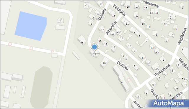 Kobyłka, Duńska, 14, mapa Kobyłka