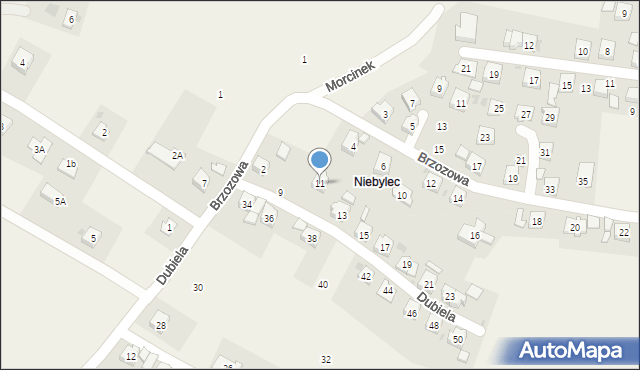 Korczyna, Dubiela Stefana, ks., 11, mapa Korczyna