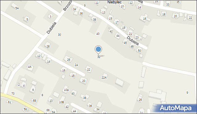Korczyna, Dubiela Stefana, ks., 32, mapa Korczyna
