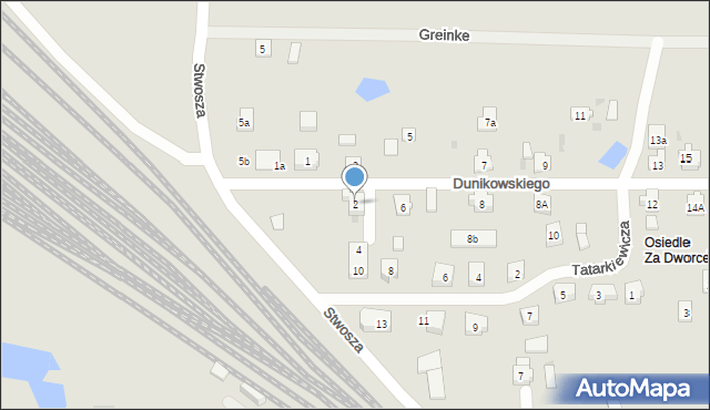 Kościerzyna, Dunikowskiego Ksawerego, 2, mapa Kościerzyna