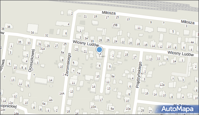 Kostrzyn, Dunikowskiego Ksawerego, 4, mapa Kostrzyn