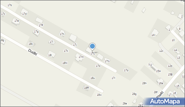 Leszczynek, Dudki, 17L, mapa Leszczynek