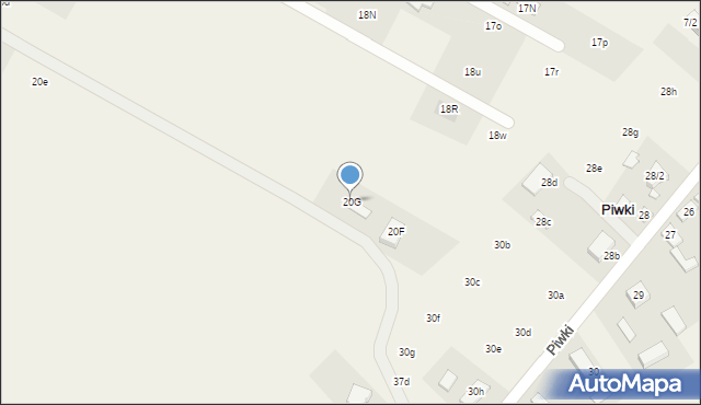 Leszczynek, Dudki, 20G, mapa Leszczynek