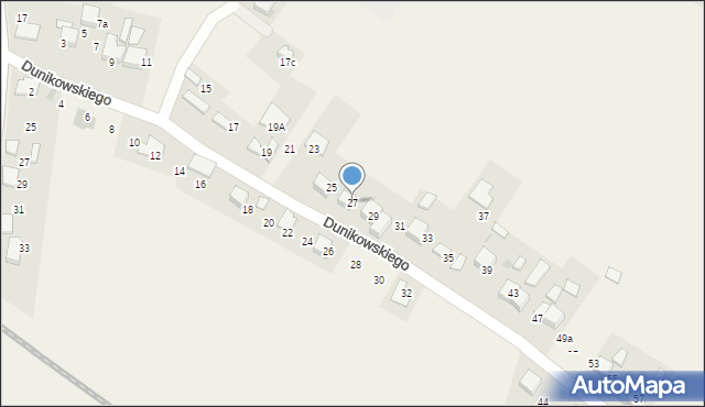 Luszowice, Dunikowskiego Ksawerego, 27, mapa Luszowice