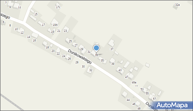 Luszowice, Dunikowskiego Ksawerego, 33, mapa Luszowice