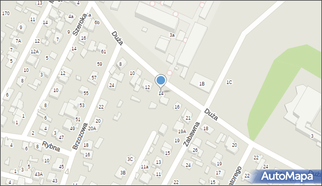 Marki, Duża, 14, mapa Marki