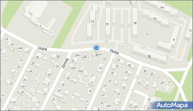 Marki, Duża, 30, mapa Marki