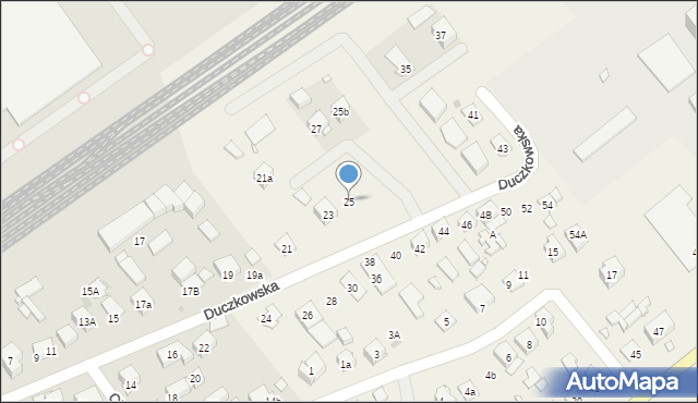 Nowe Lipiny, Duczkowska, 25, mapa Nowe Lipiny