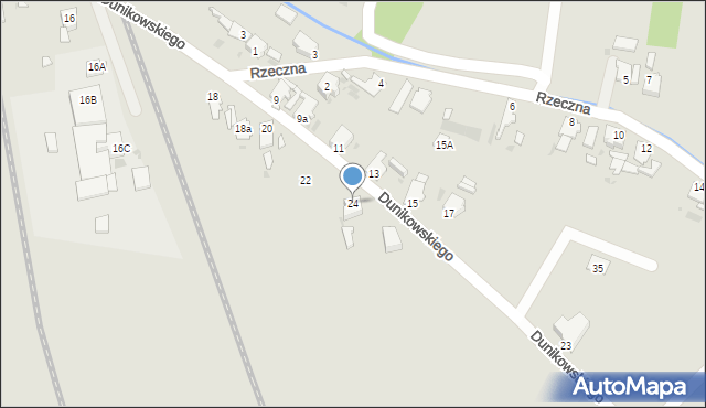 Opole, Dunikowskiego Ksawerego, 24, mapa Opola