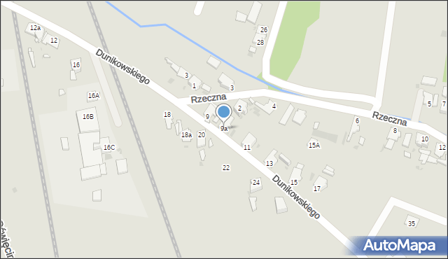 Opole, Dunikowskiego Ksawerego, 9a, mapa Opola