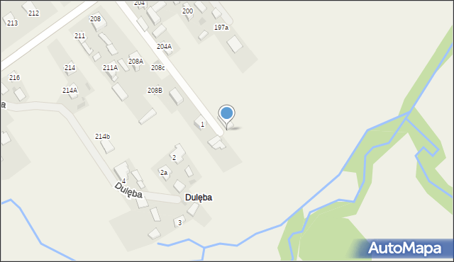Ostojów, Dulęba, 204c, mapa Ostojów