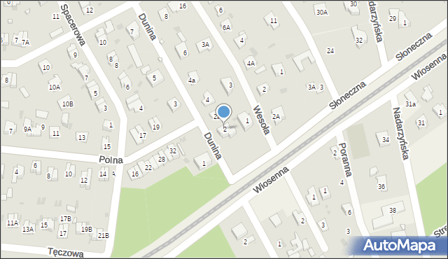 Otrębusy, Dunina Edmunda, 2, mapa Otrębusy