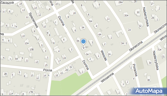 Otrębusy, Dunina Edmunda, 4, mapa Otrębusy