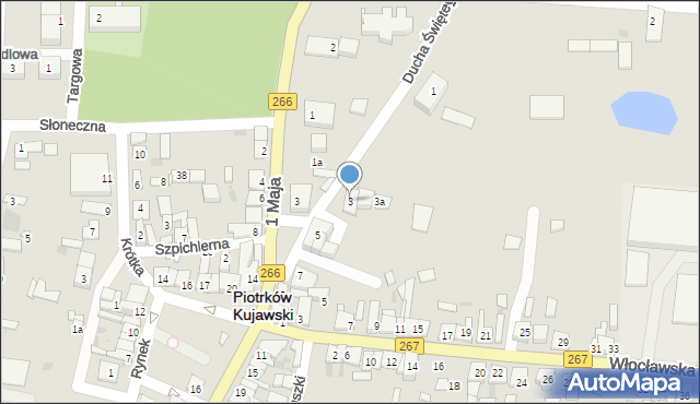 Piotrków Kujawski, Ducha Świętego, 3, mapa Piotrków Kujawski