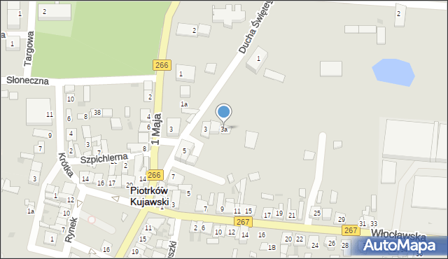 Piotrków Kujawski, Ducha Świętego, 3a, mapa Piotrków Kujawski
