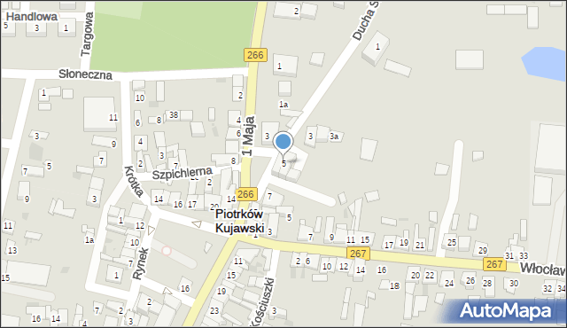 Piotrków Kujawski, Ducha Świętego, 5, mapa Piotrków Kujawski