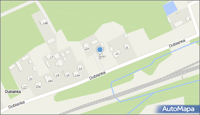 Platerów, Dubianka, 12, mapa Platerów