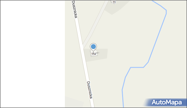 Podrzewie, Dusznicka, 55a, mapa Podrzewie