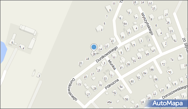 Ślesin, Dunikowskiego Ksawerego, 16, mapa Ślesin