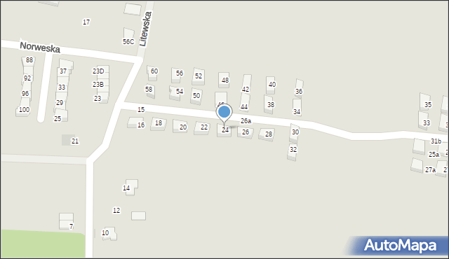 Słupsk, Duńska, 24, mapa Słupska