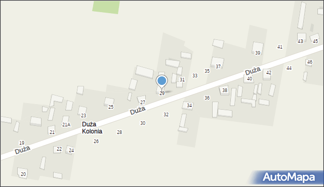 Snochowice, Duża, 29, mapa Snochowice